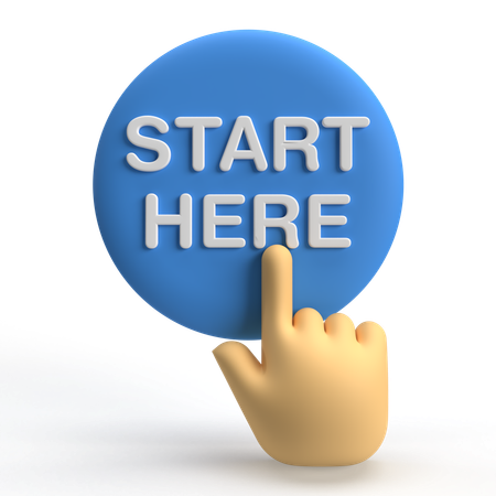 Start Here  3D Icon