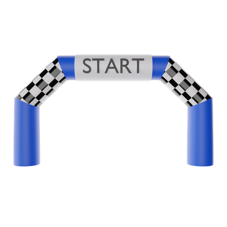 Start Line  3D Icon