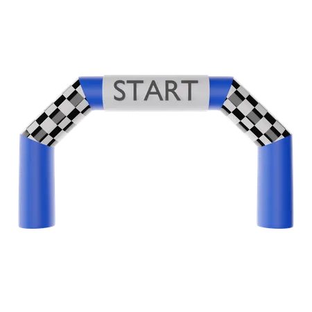 Start Line  3D Icon