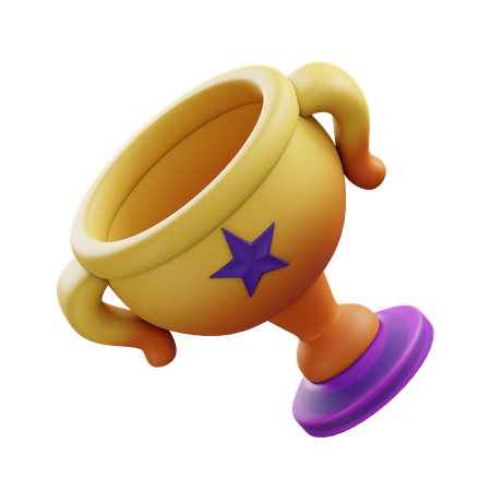 Start Trophy  3D Icon