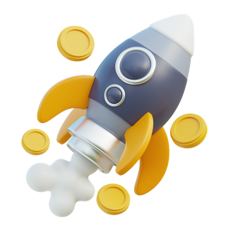 Startup financière  3D Icon