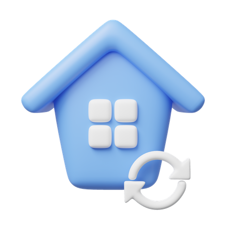 Startseite aktualisieren  3D Icon