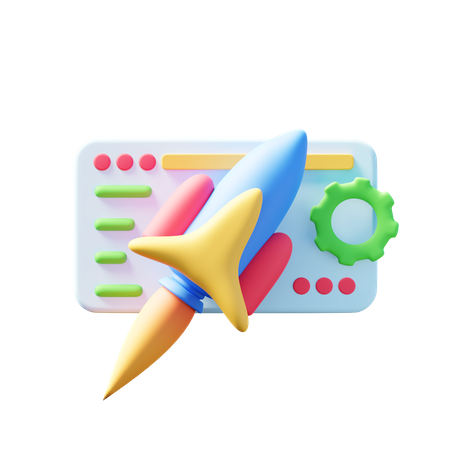 Startup  3D Icon