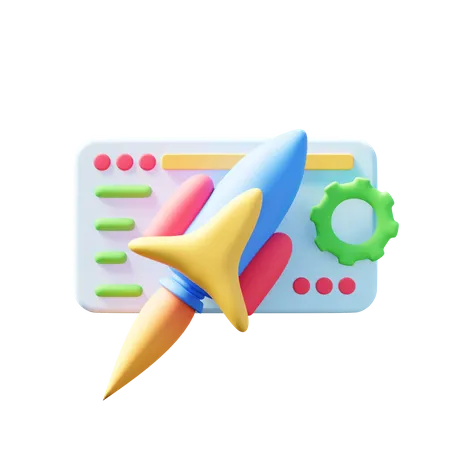 Startup  3D Icon