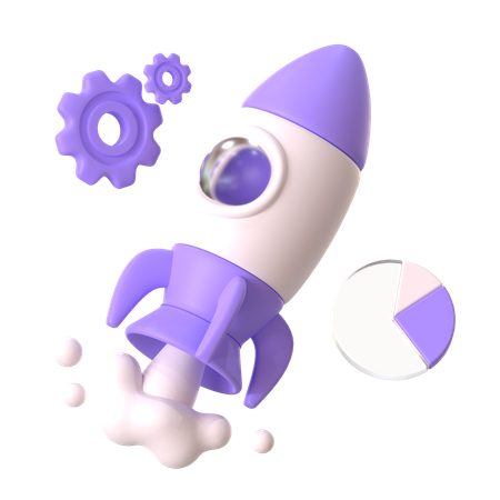 Startup  3D Icon