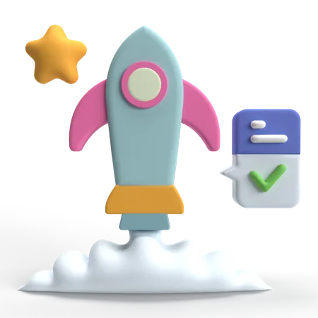 Startup  3D Icon