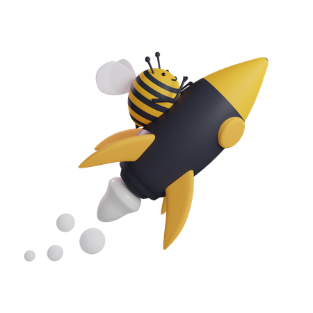 Startup Bee  3D Icon