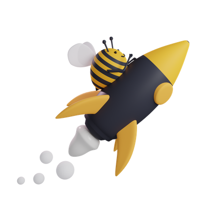 Startup Bee 3D Icon