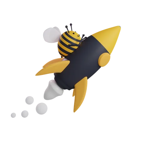 Startup Bee 3D Icon