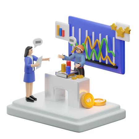 Startup Brainstorming  3D Icon