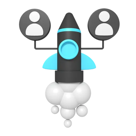 Startup Company Profile 3D Icon
