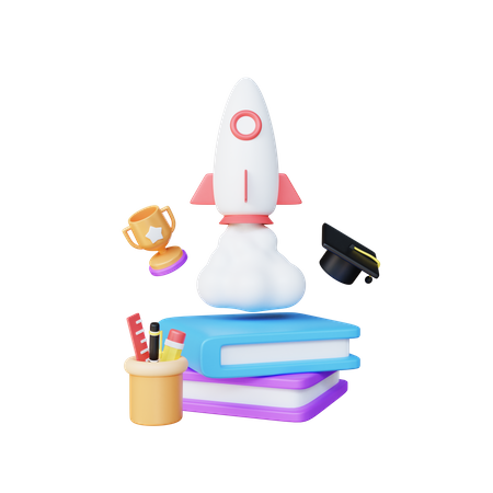 Startup éducative  3D Icon