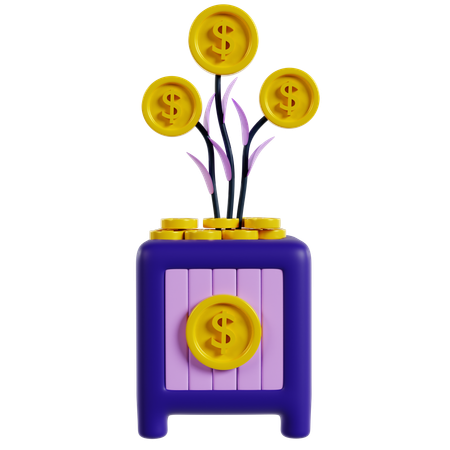 Startup Financial Growth Plan  3D Icon