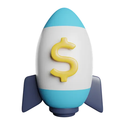 Startup financière  3D Icon