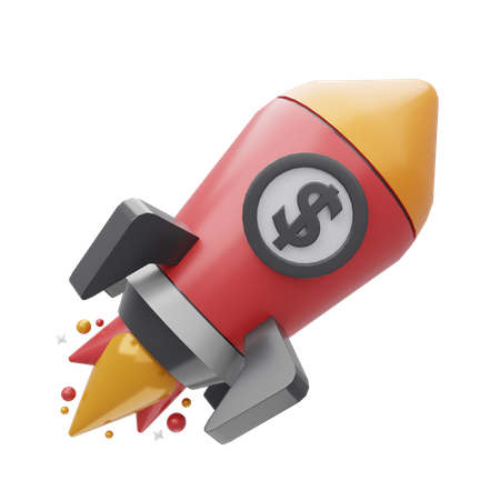 Startup financière  3D Icon