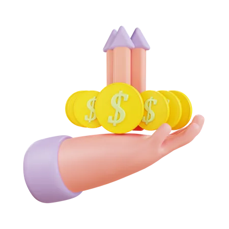 Startup financière  3D Icon