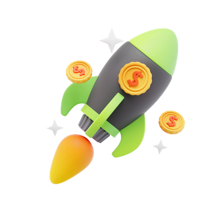 Startup financière  3D Icon