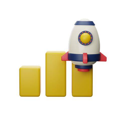 Startup Growth  3D Icon
