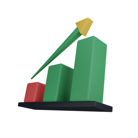 Startup Growth  3D Icon