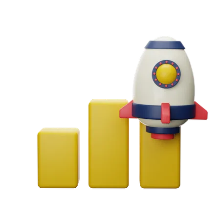 Startup Growth  3D Icon