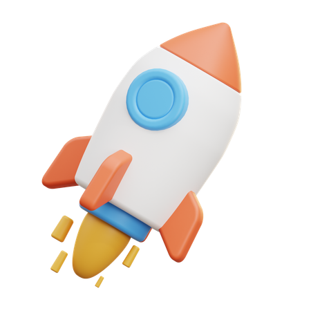 Startup Launch  3D Icon
