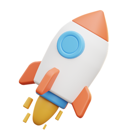 Startup Launch  3D Icon