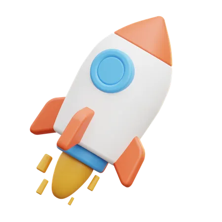 Startup Launch  3D Icon
