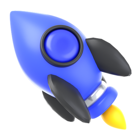 Startup Launch  3D Icon