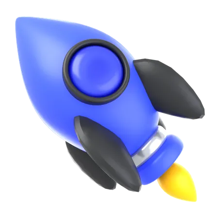 Startup Launch  3D Icon