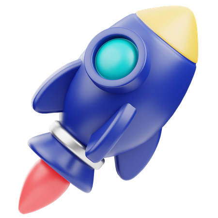 Startup Launch  3D Icon