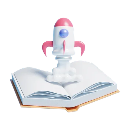 Startup Learning  3D Icon