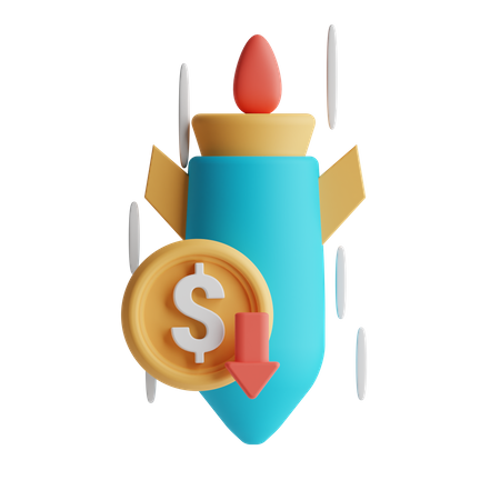 Startup Loss  3D Icon