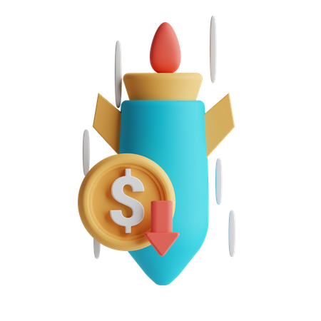 Startup Loss  3D Icon