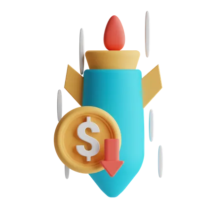 Startup Loss  3D Icon