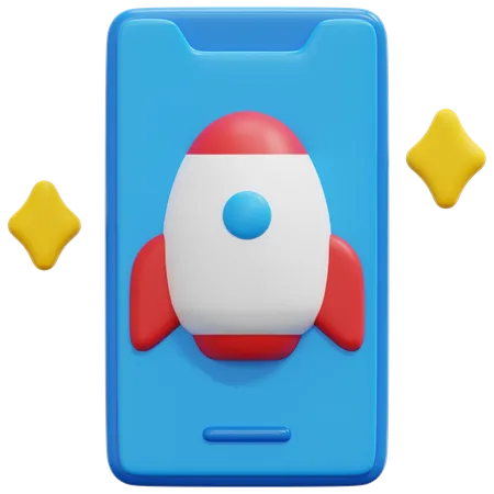 Démarrage mobile  3D Icon