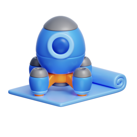 Startup Planning Blueprint  3D Icon