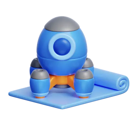 Startup Planning Blueprint  3D Icon