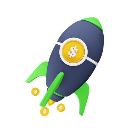 Startup Profit  3D Icon