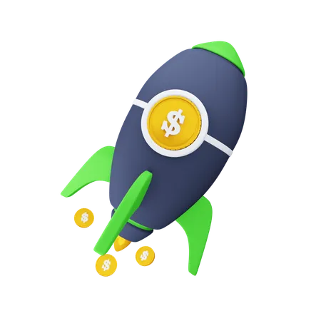 Startup Profit  3D Icon