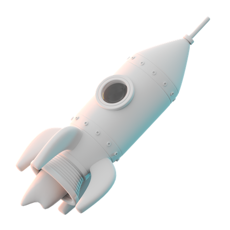 Start-up-Rakete  3D Icon