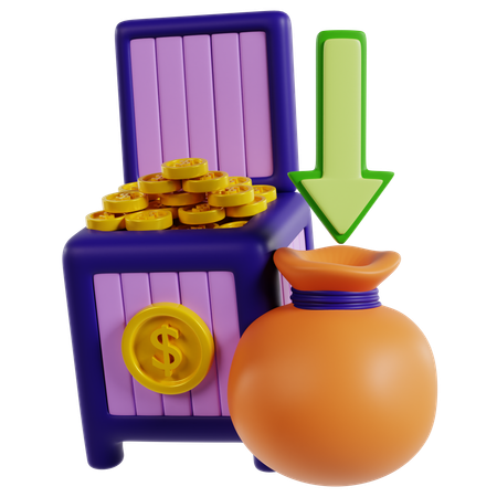 Startup Revenue Flow Generation  3D Icon