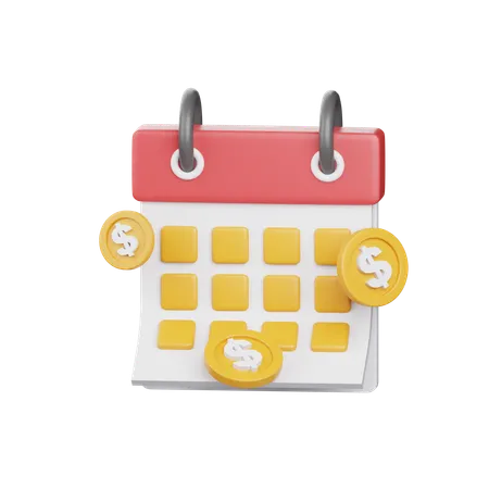 Startup Schedule  3D Icon