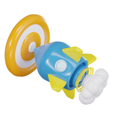 Startup Target  3D Icon