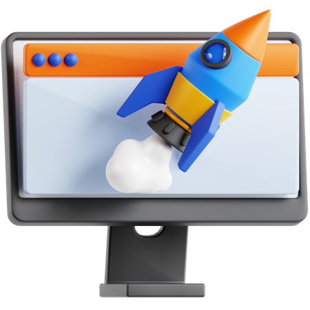 Startup Technology  3D Icon