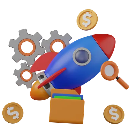 Starup  3D Icon