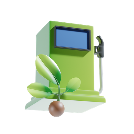 Station de biocarburant  3D Icon