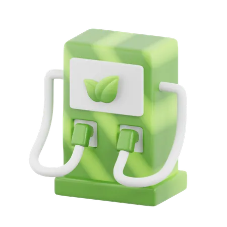 Station de biocarburant  3D Icon