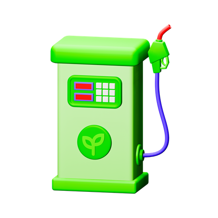 Station de biocarburant  3D Icon