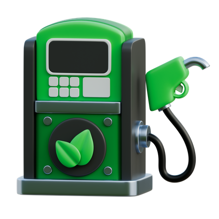 Station de biocarburant  3D Icon