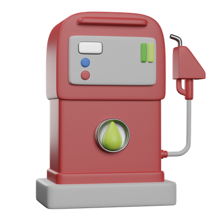 Station de biocarburant  3D Icon